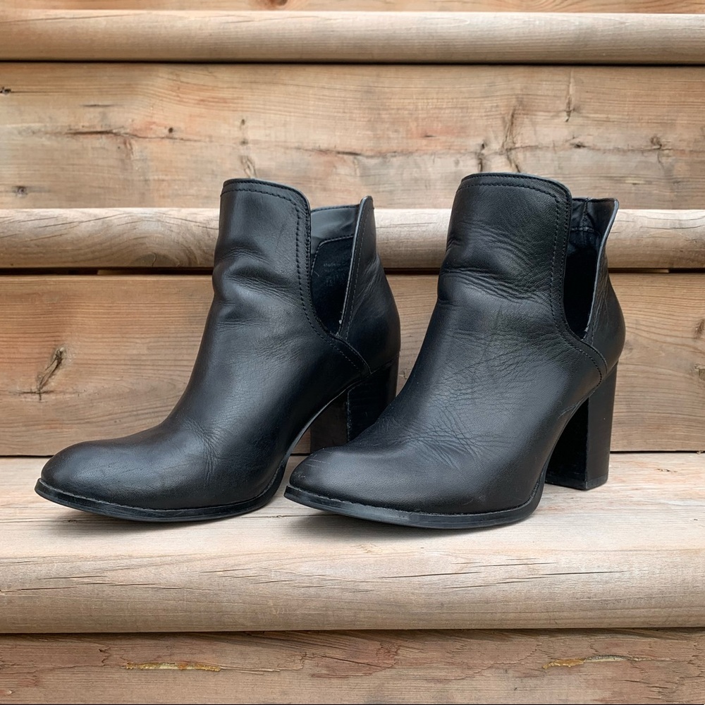 COPY - Aldo Black Leather Booties
